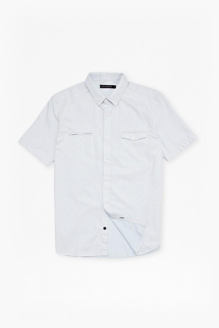 French Connection High Summer Twill Chambray Shirt