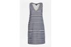 French Connection Normandy Stripe Vneck Sleeveless Dress