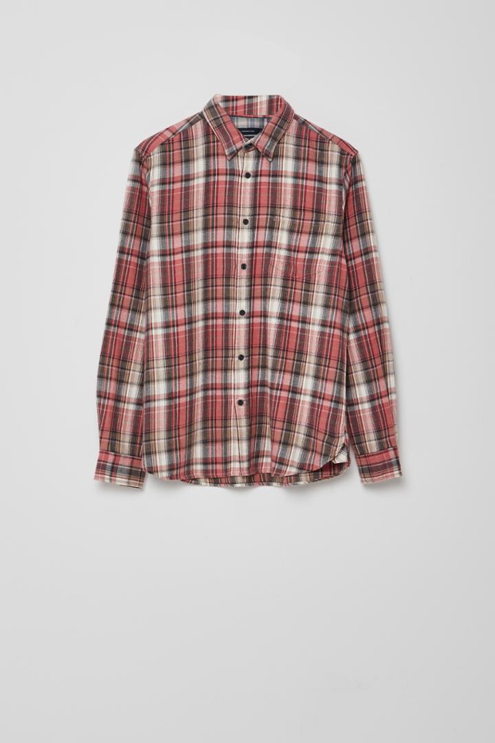  Pastel Bleach Check Shirt