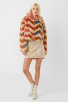 French Connection Dallow Faux Fur Jacket