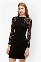 French Connection Tatlin Beau Jersey Lace Dress