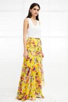 French Connenction Linosa Crinkle Wrapover Maxi Skirt