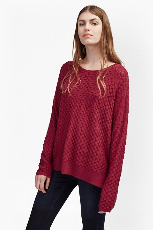 French Connection Ella Knits Popcorn Stitch Jumper