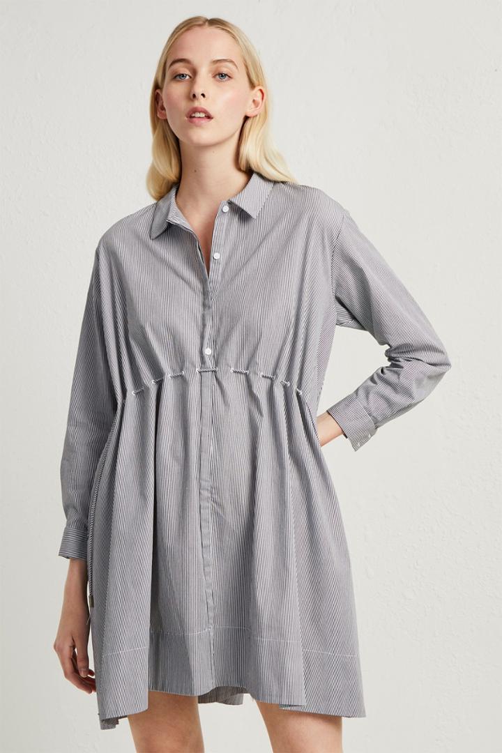 Fcus Smythson Stripe Shirt Dress