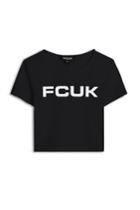 French Connection Fcuk Logo Crop Top