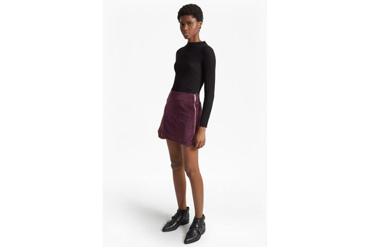 French Connection Canterbury Cord Skirt