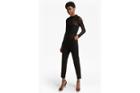 French Connection Lea Mesh Jersey High Neck Jumpsuit