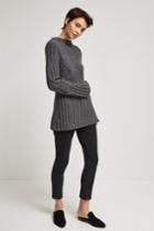 Fcus Twisted Cable Knit High Neck Jumper
