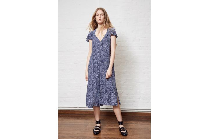 French Connection Elao Drape Long Jumpsuit