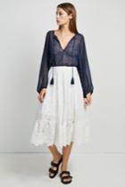 French Connenction Camellia Lace Flared Skirt