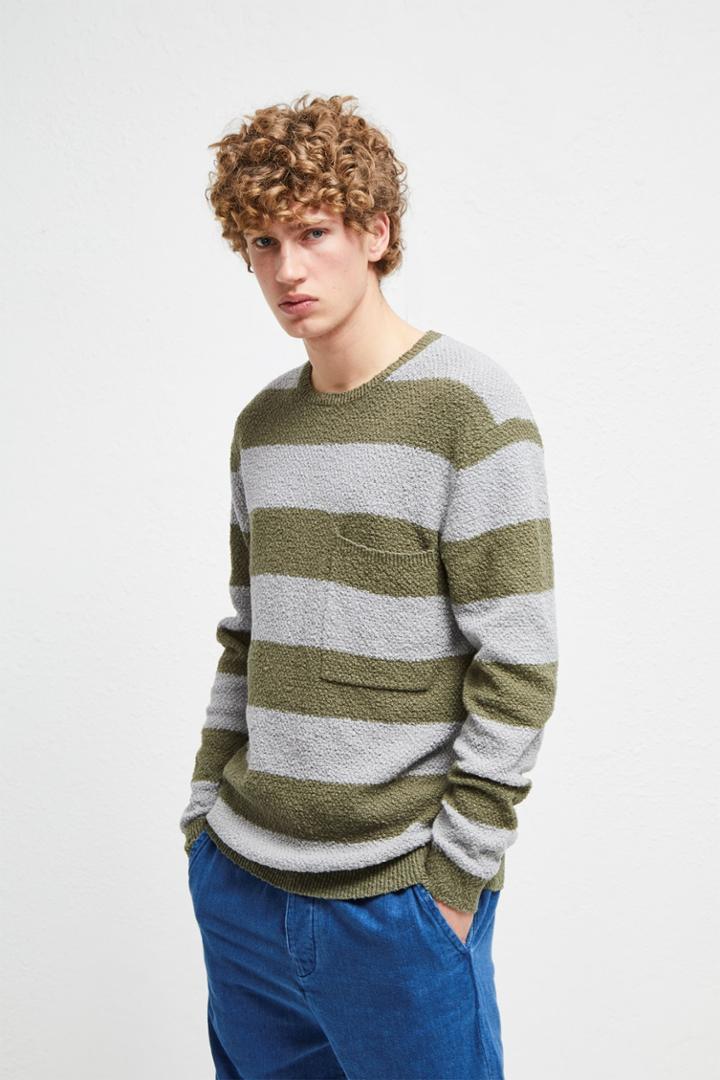 Fcus Textured Cotton Stripe Jumper