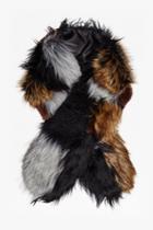 French Connection Faux Fur Patchwork Maxina Stole