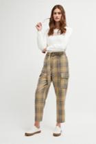 French Connenction Aishah Woven Check Trousers