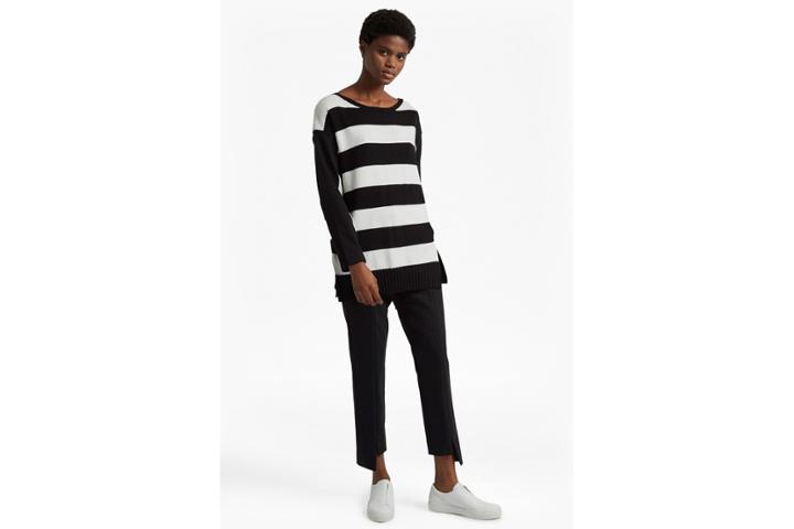 French Connection Ollie Striped Knit Crew Neck Jumper