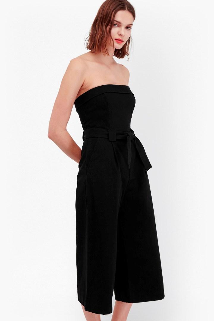 French Connection Kenyan Twill Strapless Jumpsuit