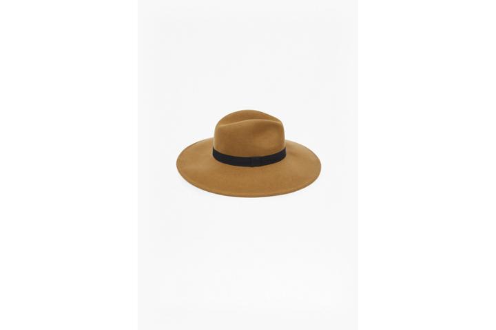 French Connection Wide Brim Fedora Hat