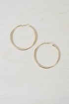 French Connenction Chunky Geo Hoop Earrings