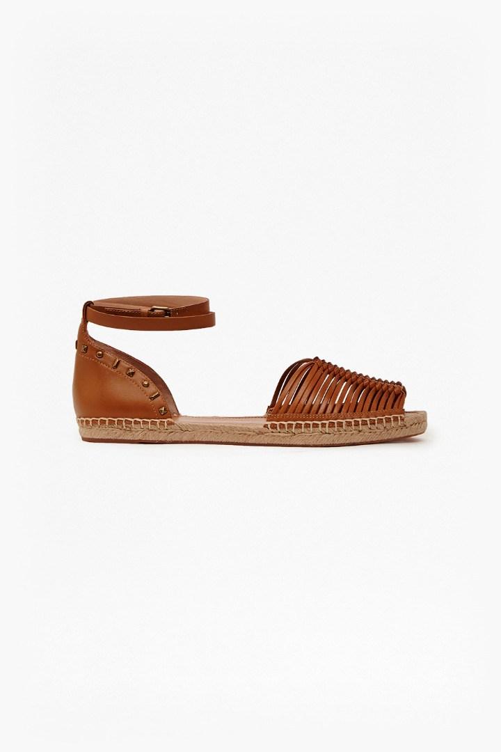 French Connection Usha Leather Espadrilles