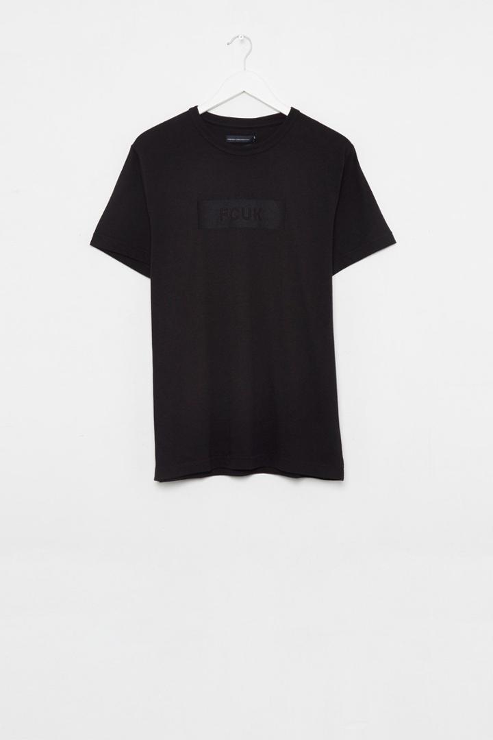 French Connenction Fcuk Embroidered Box T-shirt