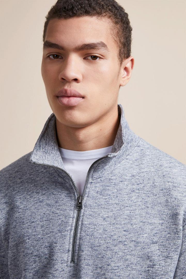 French Connenction Winning Sweat Quarter-zip Sweatshirt