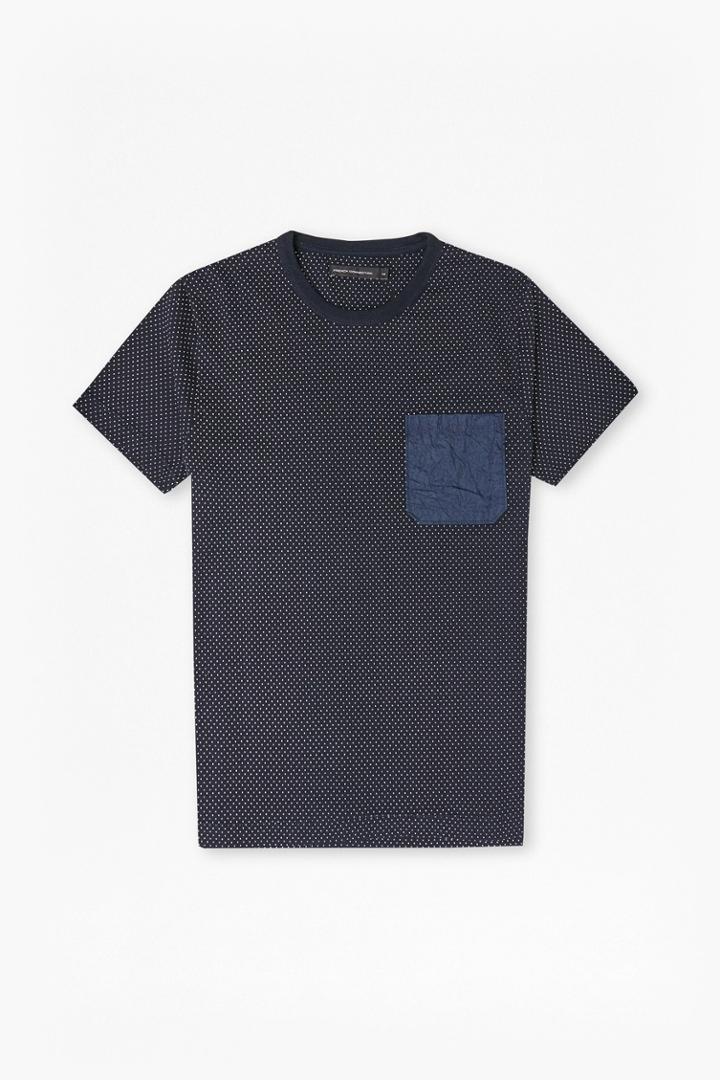 French Connection Dunite Dot Chest Pocket T-shirt