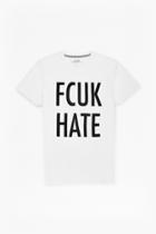 French Connection Fcuk Hate Slogan T-shirt