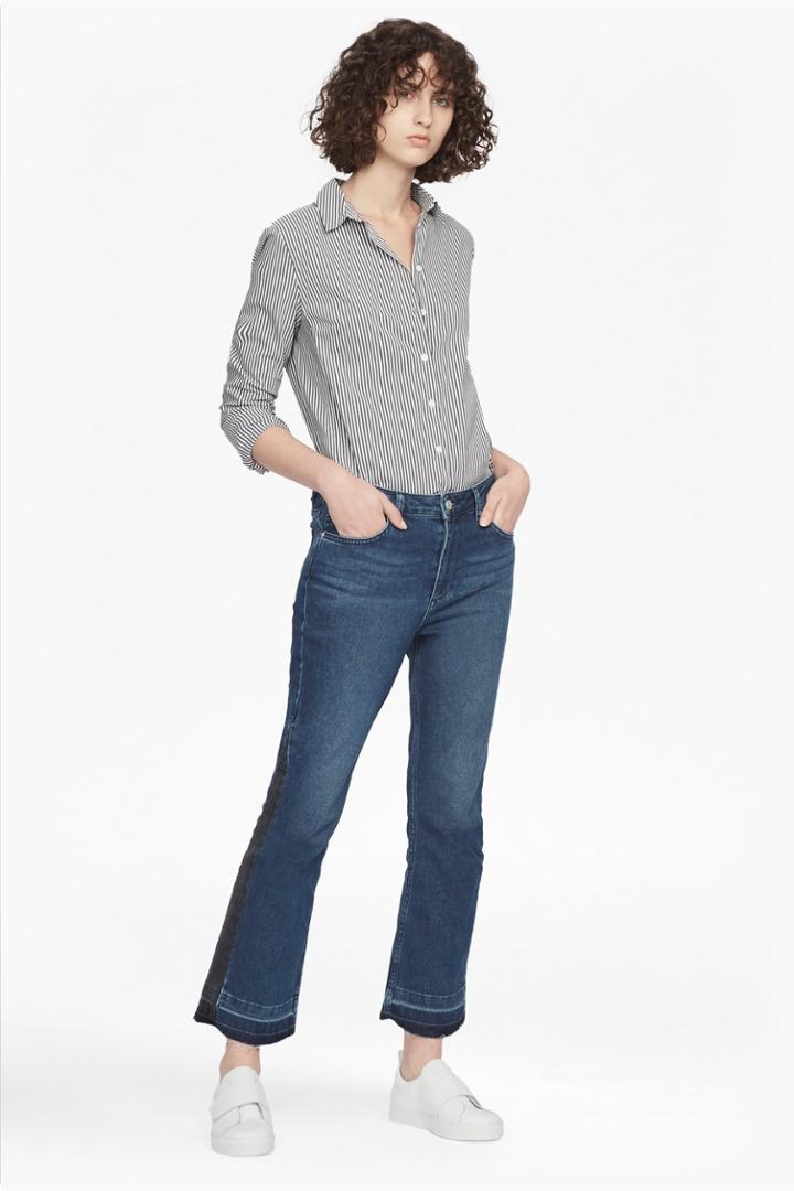 French Connenction Kick Crop Stretch Denim Jeans