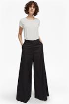 French Connenction Ria Cotton Flare Trousers