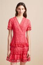 French Connenction Arta Lace Ruffle Dress