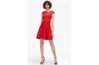 French Connection Rose Crepe Fit And Flare Dress