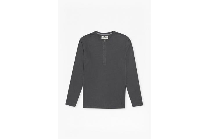 French Connection Plain Henley Long Sleeve Top