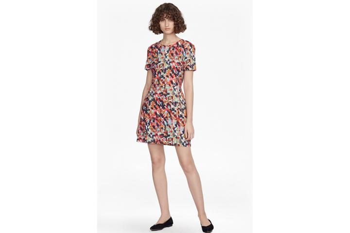 French Connection Eleanor Printed Stretch Dress