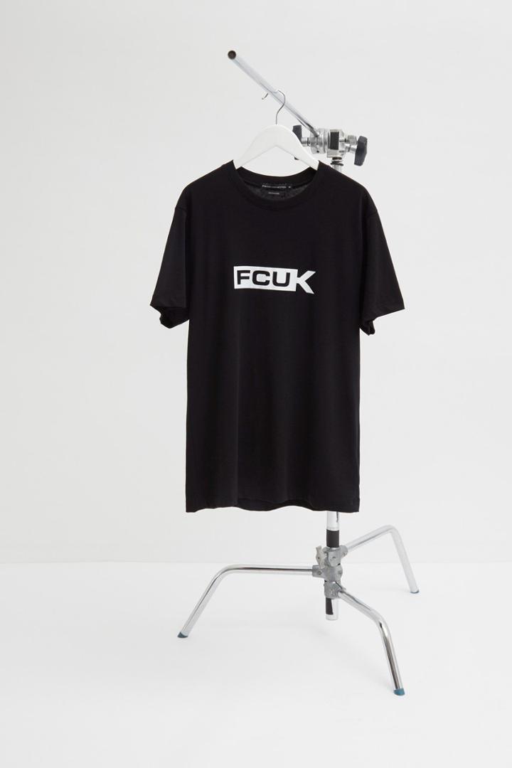 French Connenction Fcuk Block Slogan T-shirt