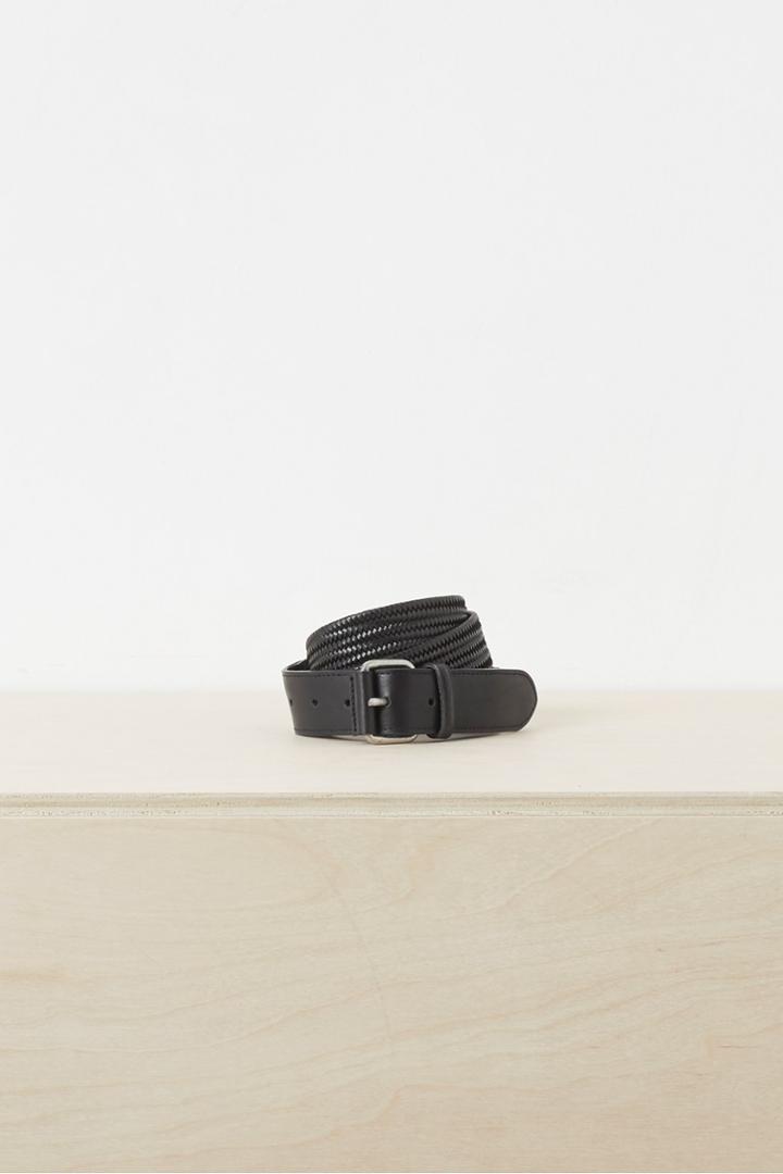 French Connenction Plaited Leather Belt