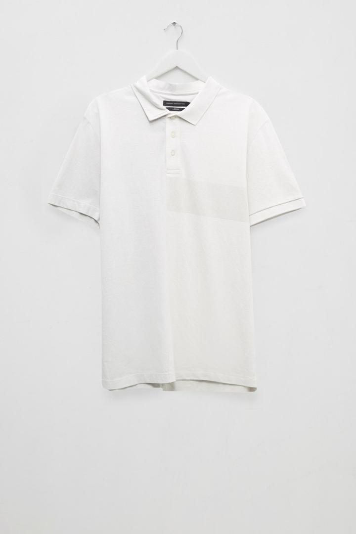 French Connenction Split Patch Polo Shirt