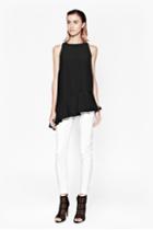 French Connection Downtown Crepe Asymmetric Top