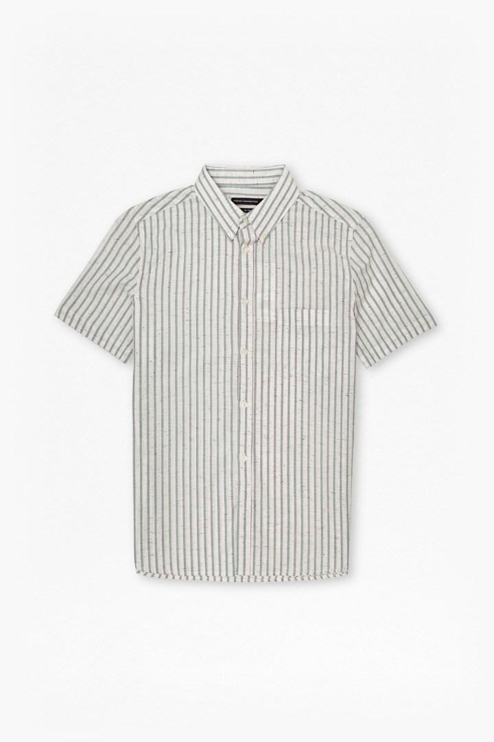 French Connection Volley Stripe Connery Short Sleeves Shirt