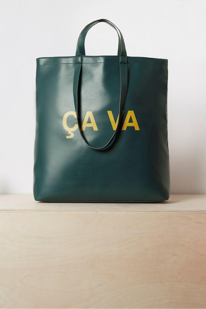 French Connenction French Slogan Soft Tote Bag