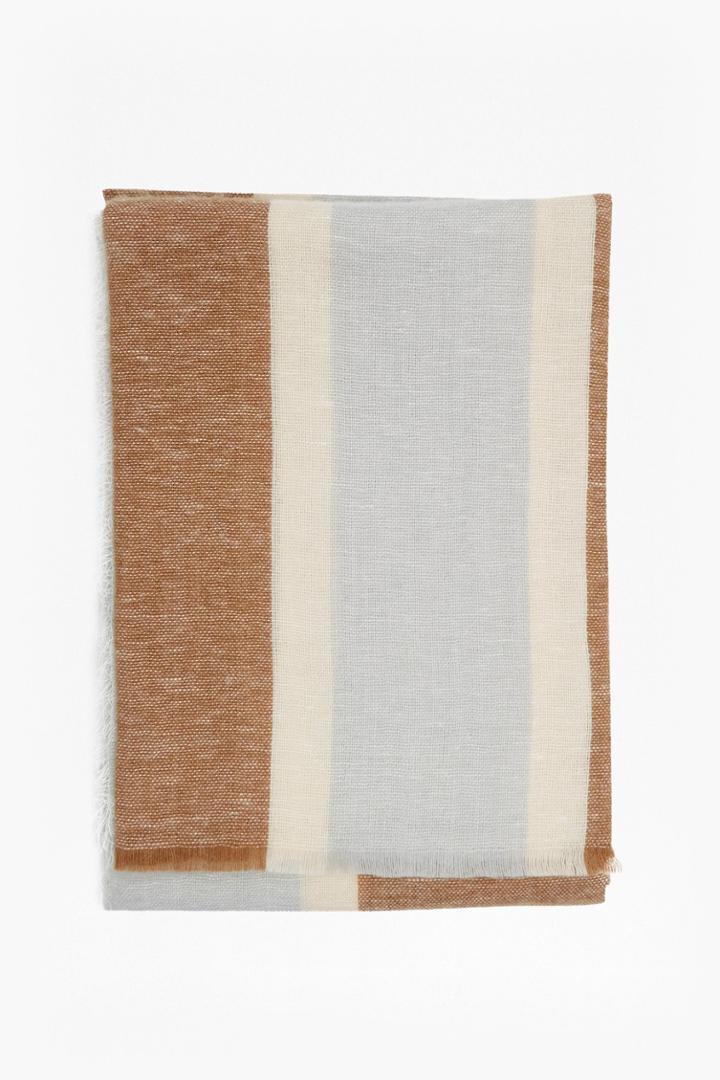 French Connection Bold Stripe Dael Scarf