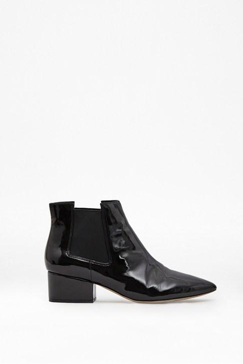 French Connection Ronan Patent Ankle Boots