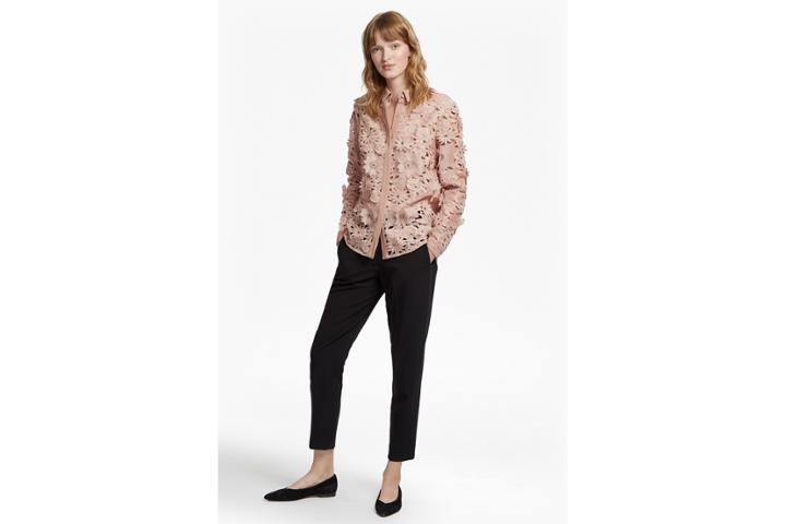 French Connection Manzoni Sparkle Lace Shirt