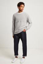 French Connenction Cotton Wool Split Linked Jumper