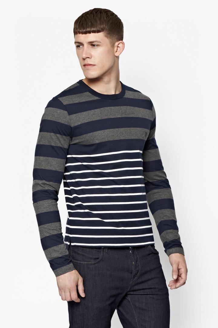 French Connection Craven Stripe Long Sleeve T-shirt