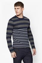 French Connection Craven Stripe Long Sleeve T-shirt