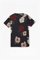 French Connection Pixel Peonies Cotton T-shirt