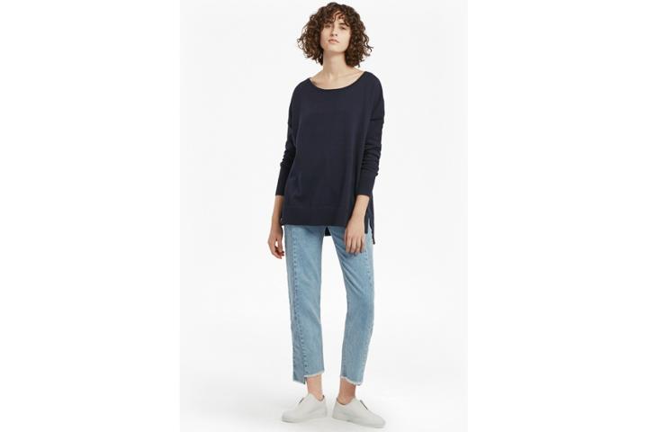 French Connection Anna Solid Knits Cotton Jumper