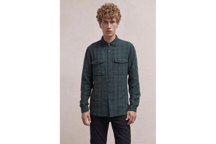 French Connection Blackwatch Double Checked Shirt