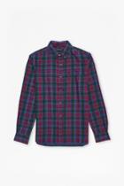 French Connection Double Ridge Flannel Shirt