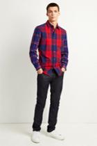 French Connenction Flannel Patchwork Shirt