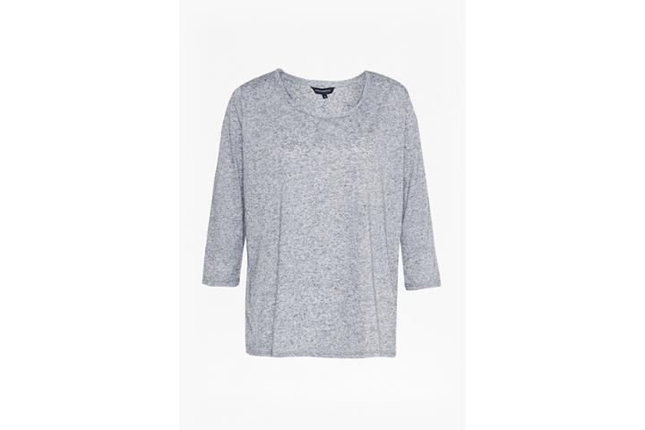 French Connection Hetty Marl Linen Blend T-shirt